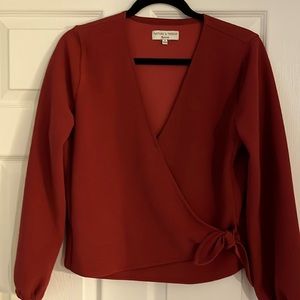 Madewell wrap sweater size medium